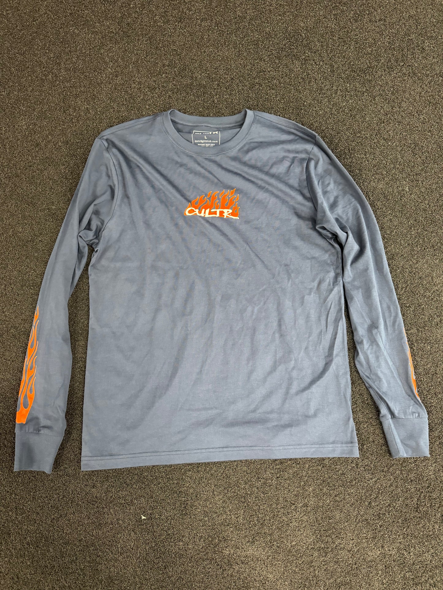 Navy Blue Flame Shirt