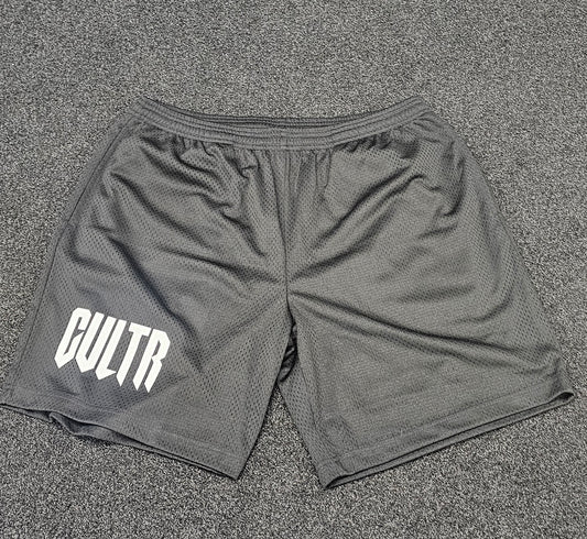 Black / white CULTR Shorts
