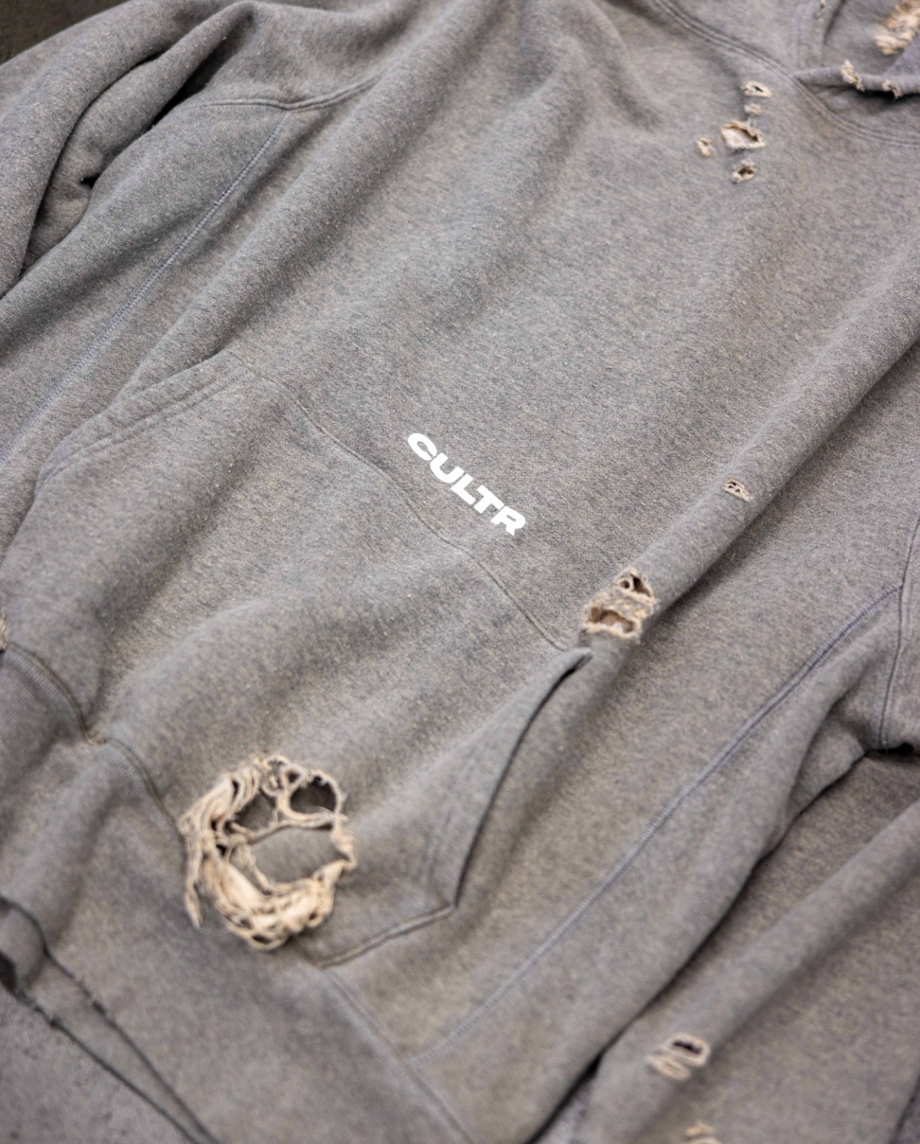 CULTR Distressed Hoodie