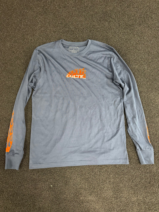 Navy Blue Flame Shirt