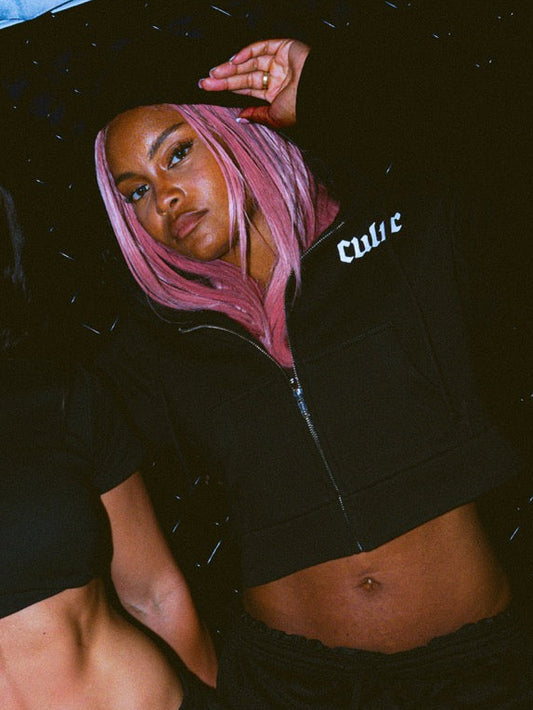 Womans CULTR Cropped Hoodie