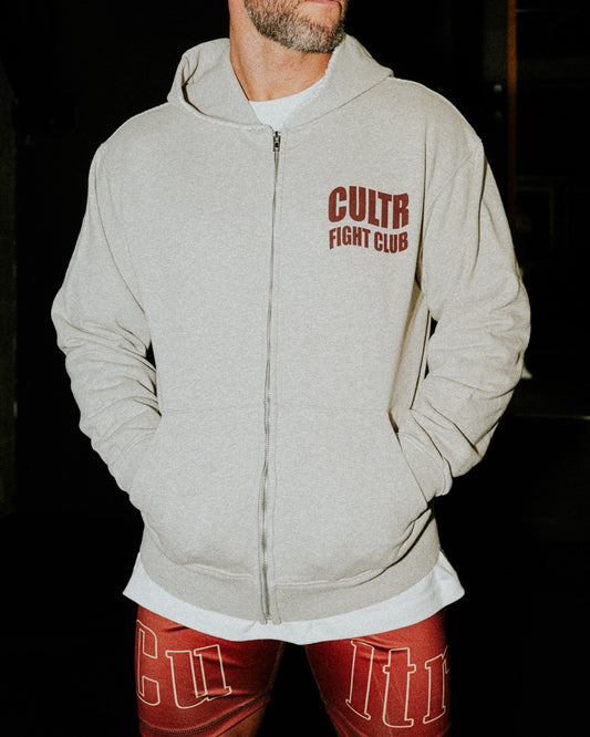 CULTR GREY ZIP-UP