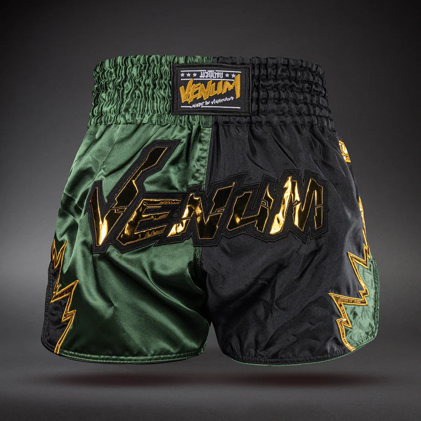 Venum Inferno 2.0 Muay Thai Shorts Green/Gold